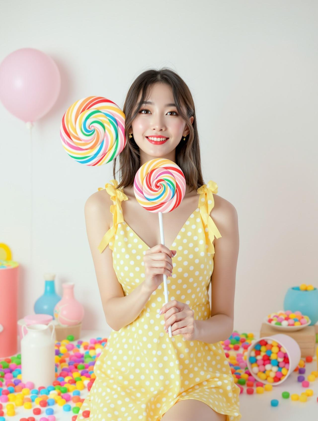 糖果乐园 — 彩色双马尾欧美福利