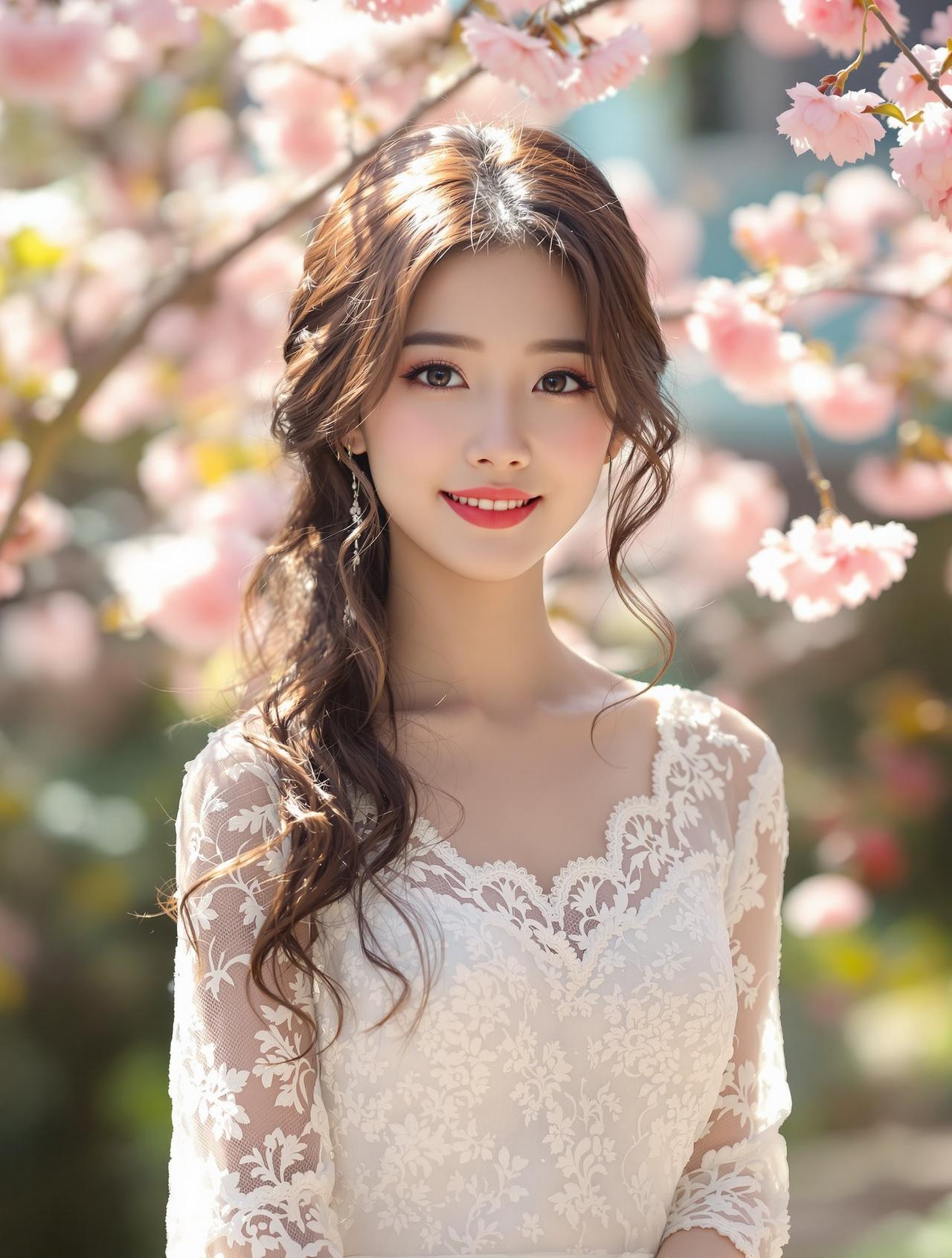 窗边晨光 — 白裙少女清新写真