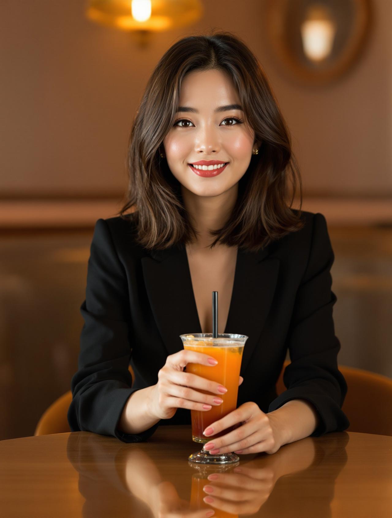 咖啡时光 — 文艺少女街拍写真